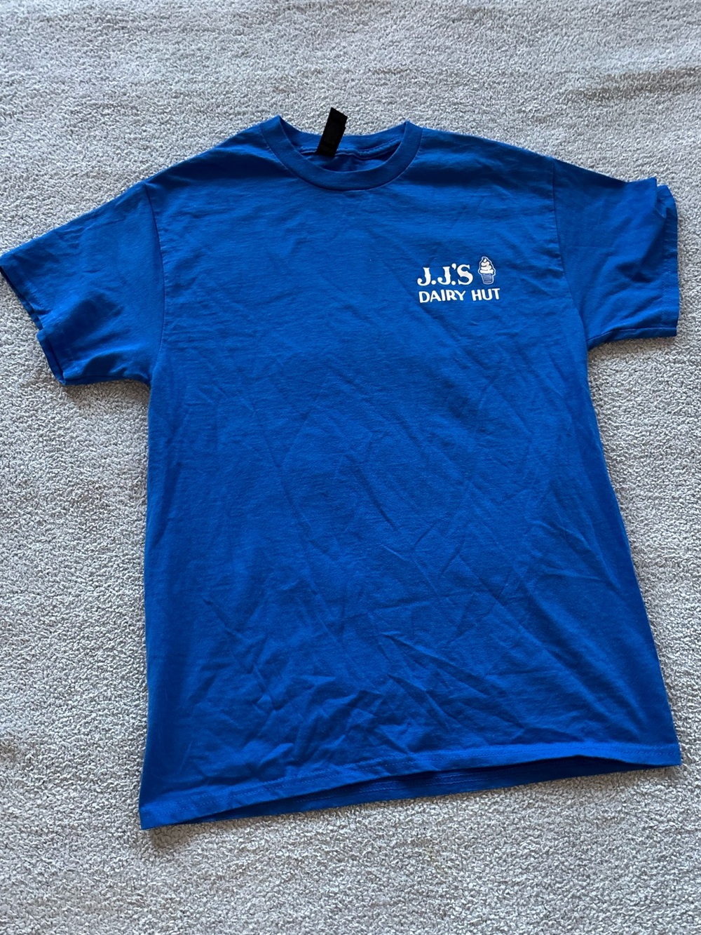 Gildan Royal Blue J.J.'s Dairy Hut Logo Tee